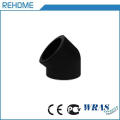 200mm Size Black Plastic HDPE Water Supply Pipe with Pn16 Pressure